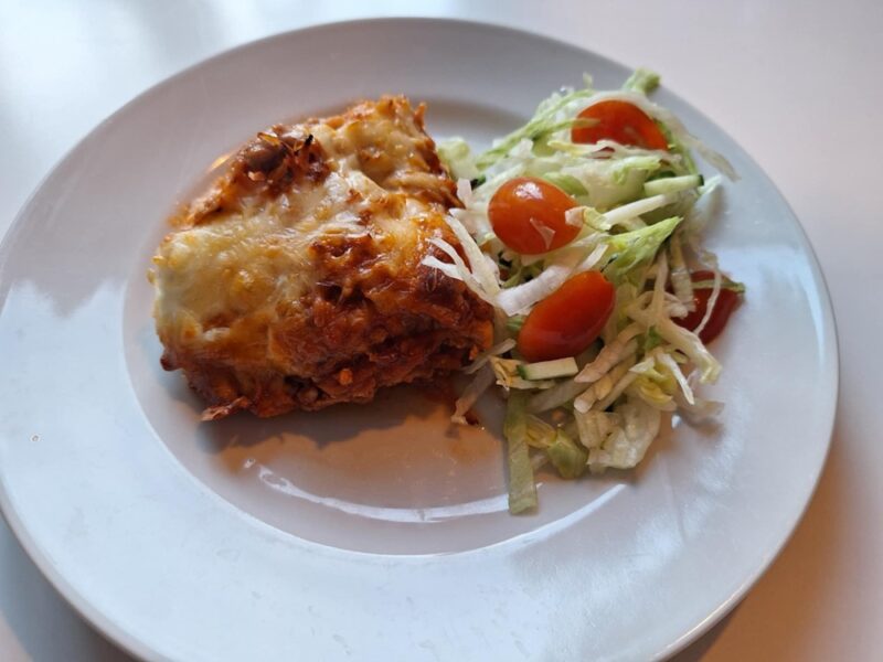 Sød kartoffel lasagne